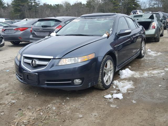 19UUA66257A039408 - 2007 ACURA TL GRAY photo 2