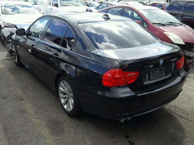 WBAPH5C54BA443919 - 2011 BMW 328 I SULE BLACK photo 3