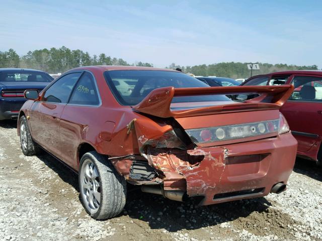 1HGCG31601A030982 - 2001 HONDA ACCORD LX ORANGE photo 3