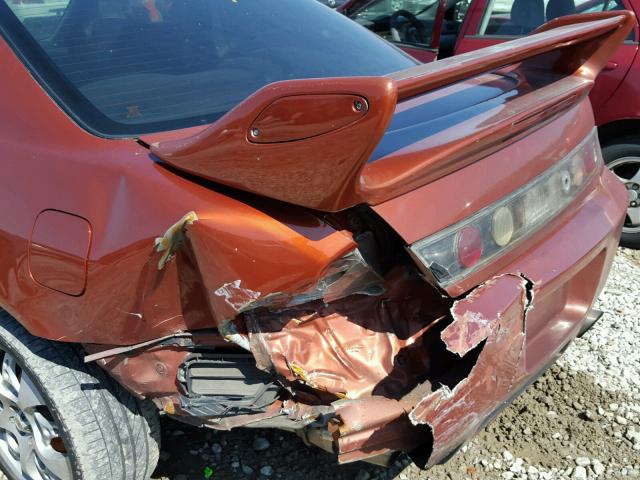 1HGCG31601A030982 - 2001 HONDA ACCORD LX ORANGE photo 9