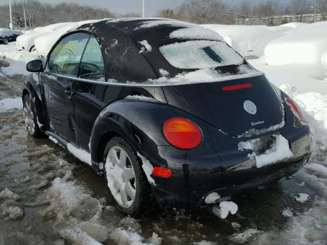 3VWCD21Y33M318369 - 2003 VOLKSWAGEN NEW BEETLE 黑色 照片 3