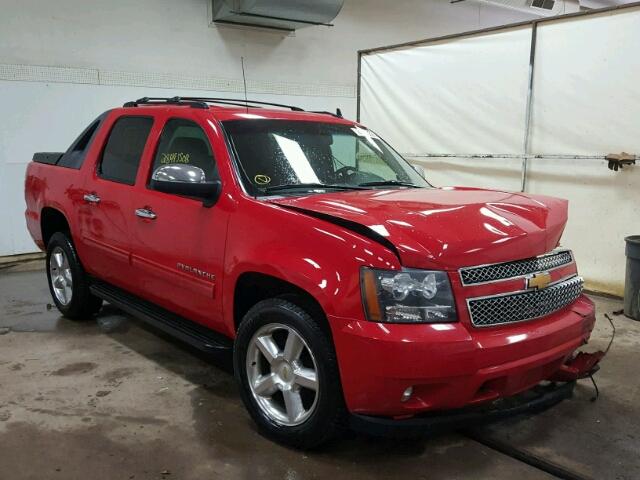 3GNTKEE70CG108281 - 2012 CHEVROLET AVALANCHE RED photo 1