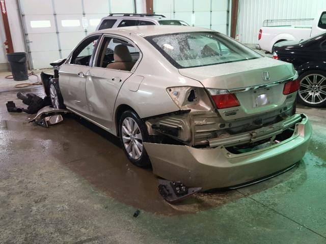 1HGCR2F79EA164725 - 2014 HONDA ACCORD EX GOLD photo 3