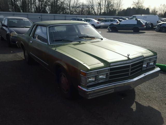 FM22D9G179385 - 1979 CHRYSLER LEBARON GREEN photo 1