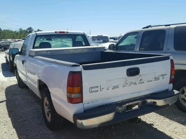 1GCEC14V32Z214598 - 2002 CHEVROLET SILVERADO WHITE photo 3