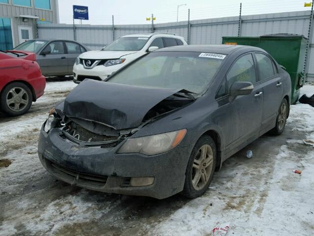 2HHFD56728H201063 - 2008 ACURA CSX TECHNO BLACK photo 2