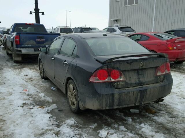 2HHFD56728H201063 - 2008 ACURA CSX TECHNO BLACK photo 3