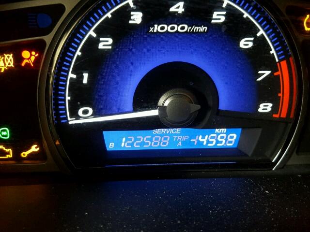 2HHFD56728H201063 - 2008 ACURA CSX TECHNO BLACK photo 8