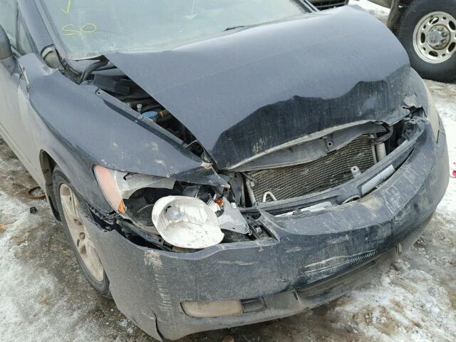 2HHFD56728H201063 - 2008 ACURA CSX TECHNO BLACK photo 9