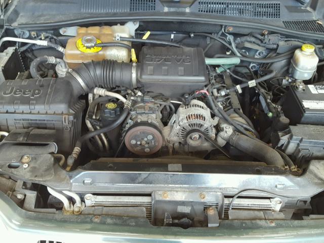 1J4GL48K92W217902 - 2002 JEEP LIBERTY SP GREEN photo 7