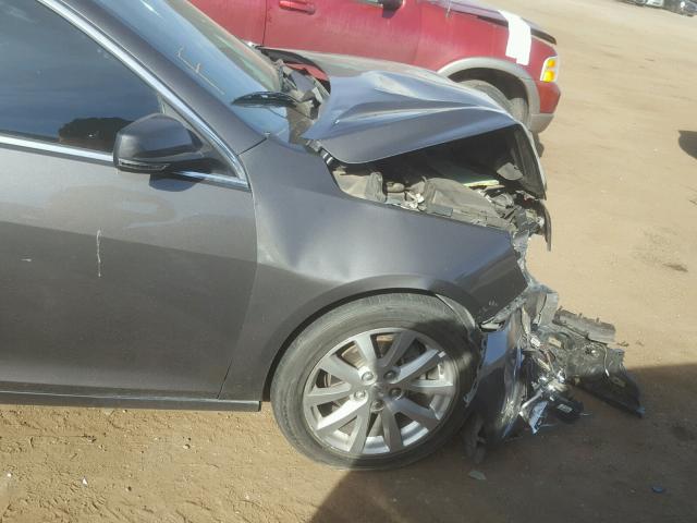 1G11H5SA4DF287466 - 2013 CHEVROLET MALIBU LTZ 灰色 照片 9