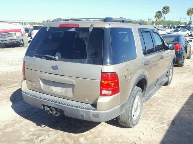 1FMZU73K73UC48417 - 2003 FORD EXPLORER X GOLD photo 4