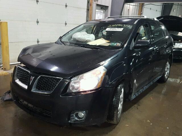 5Y2SM67079Z424533 - 2009 PONTIAC VIBE BLACK photo 2