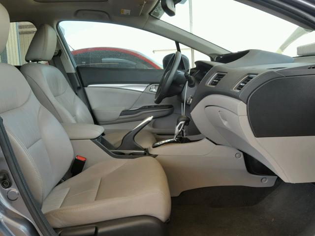2HGFB2F90FH530870 - 2015 HONDA CIVIC EXL GRAY photo 5
