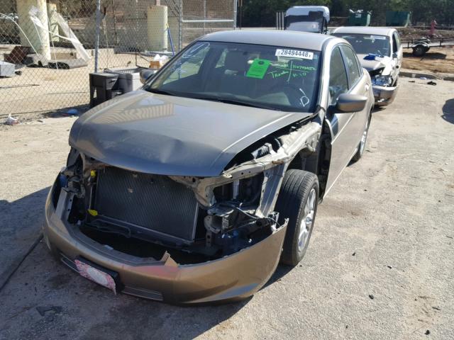 1HGCP26429A026008 - 2009 HONDA ACCORD LXP GOLD photo 2