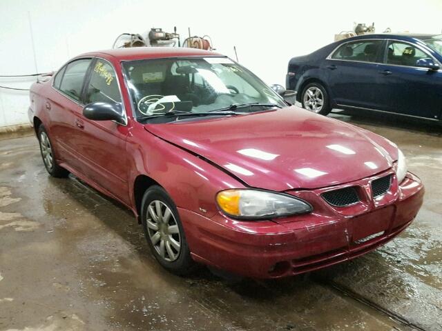 1G2NE52EX5M142812 - 2005 PONTIAC GRAND AM S MAROON photo 1