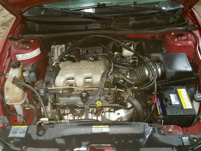 1G2NE52EX5M142812 - 2005 PONTIAC GRAND AM S Tünd qırmızı foto 7