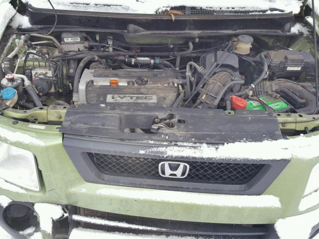 5J6YH28776L019882 - 2006 HONDA ELEMENT EX GREEN photo 7