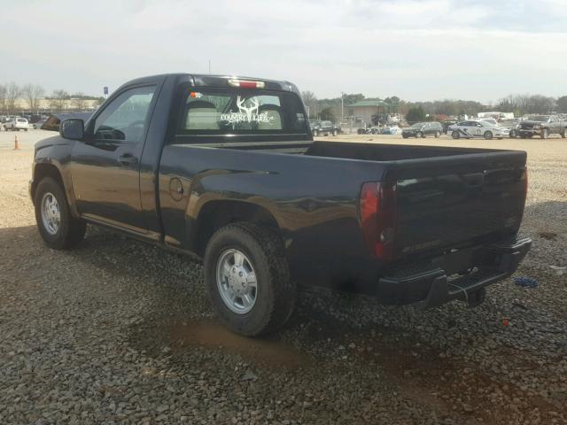 1GCCS249188223690 - 2008 CHEVROLET COLORADO L BLACK photo 3