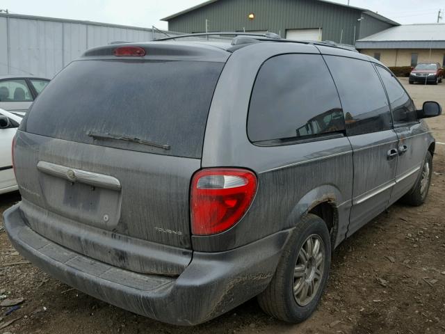 2C4GP54L14R544644 - 2004 CHRYSLER TOWN & COU GRAY photo 4