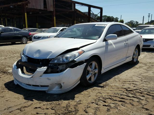 4T1CA38P76U076857 - 2006 TOYOTA CAMRY SOLA WHITE photo 2