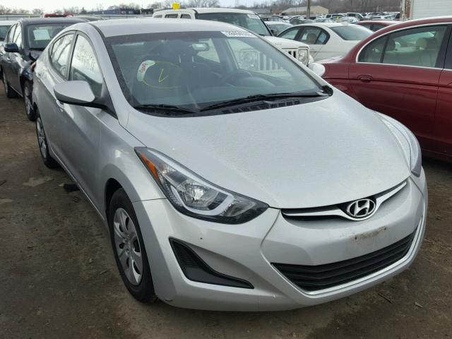 5NPDH4AE9GH735326 - 2016 HYUNDAI ELANTRA SE GRAY photo 1