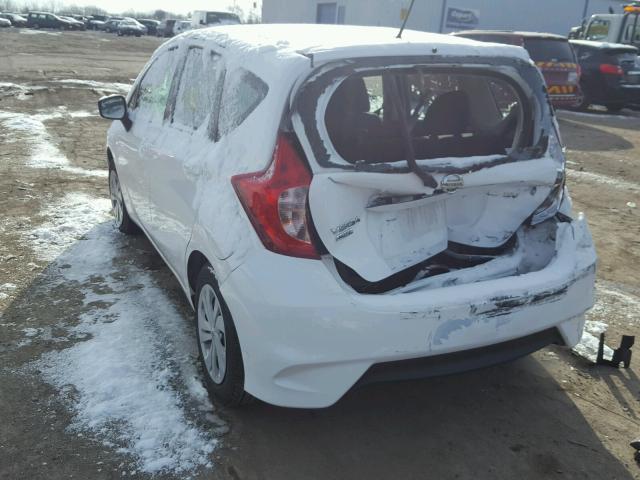 3N1CE2CP0HL371079 - 2017 NISSAN VERSA NOTE WHITE photo 3