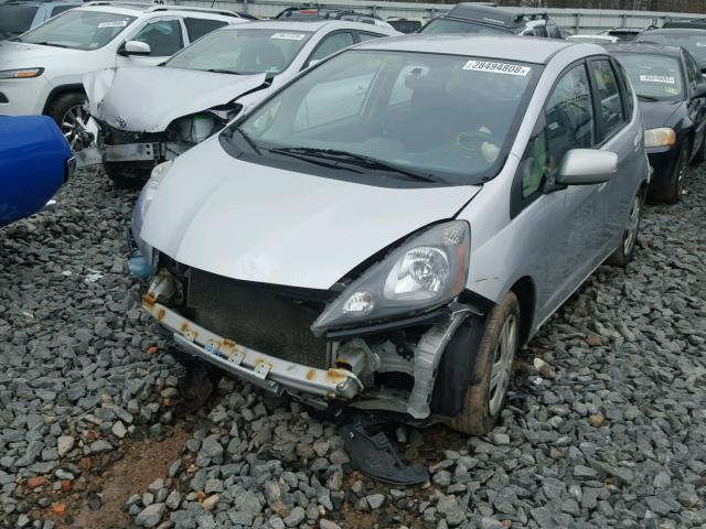 JHMGE8H34DC073937 - 2013 HONDA FIT SILVER photo 2