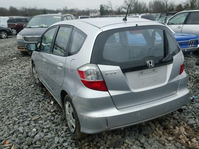 JHMGE8H34DC073937 - 2013 HONDA FIT SILVER photo 3