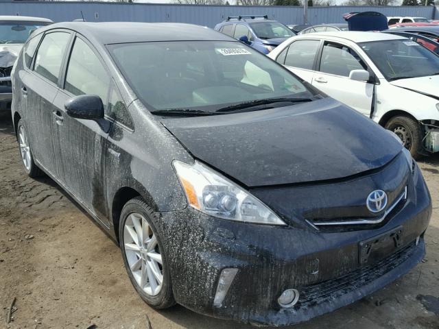 JTDZN3EU1D3276732 - 2013 TOYOTA PRIUS V BLACK photo 1