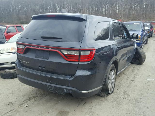 1C4RDJAG8EC561999 - 2014 DODGE DURANGO SX GRAY photo 4