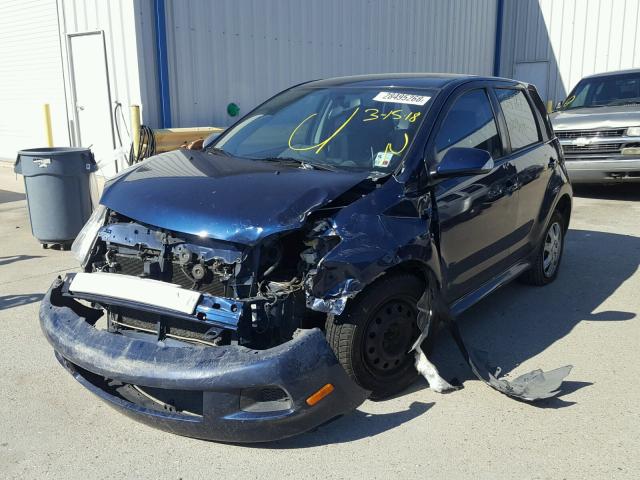 JTKKT604965014781 - 2006 TOYOTA SCION XA BLUE photo 2