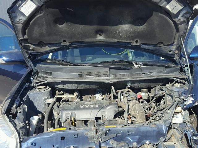 JTKKT604965014781 - 2006 TOYOTA SCION XA BLUE photo 7