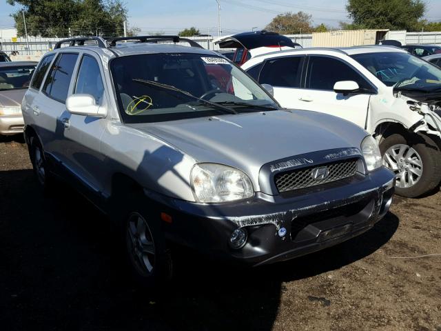 KM8SC13D13U394931 - 2003 HYUNDAI SANTA FE G SILVER photo 1