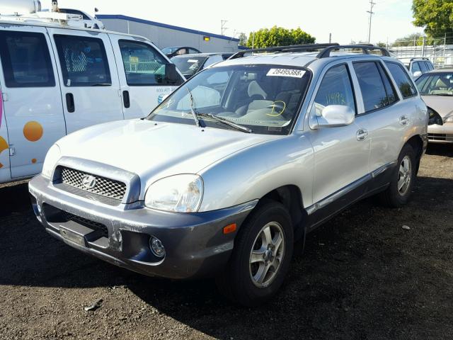 KM8SC13D13U394931 - 2003 HYUNDAI SANTA FE G SILVER photo 2