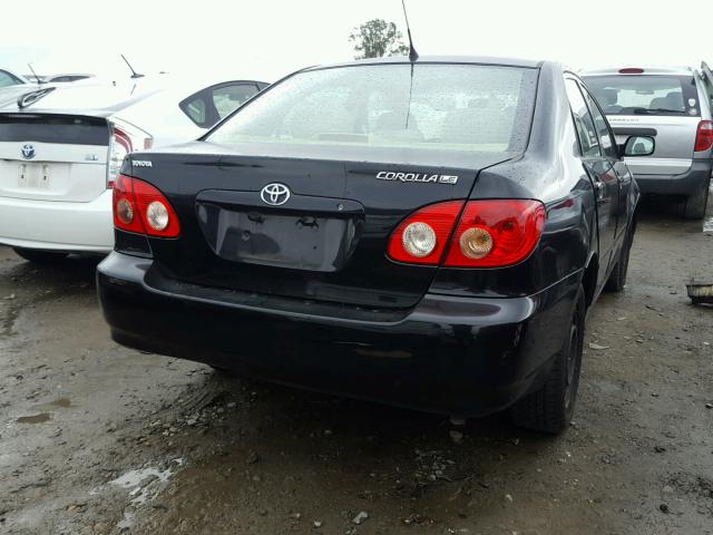 1NXBR32EX6Z589578 - 2006 TOYOTA COROLLA CE BLACK photo 4