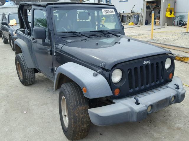 1J4FA24107L180265 - 2007 JEEP WRANGLER X BLACK photo 1