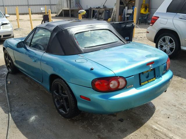 JM1NB353330301046 - 2003 MAZDA MX-5 MIATA GREEN photo 3