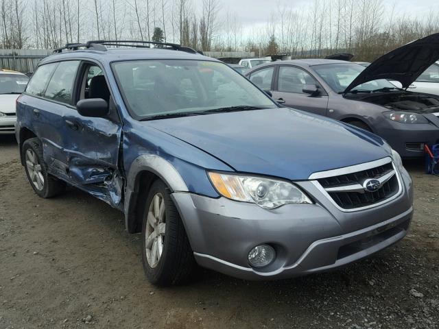 4S4BP61CX97344323 - 2009 SUBARU OUTBACK 2. BLUE photo 1