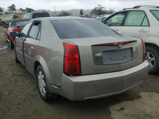 1G6DM57NX30163203 - 2003 CADILLAC CTS TAN photo 3