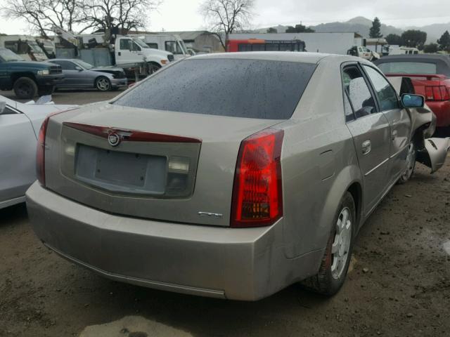 1G6DM57NX30163203 - 2003 CADILLAC CTS TAN photo 4