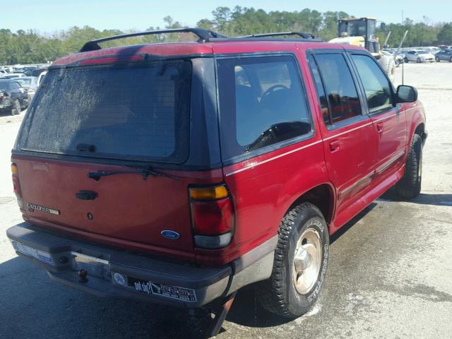 1FMDU32X2VUA95531 - 1997 FORD EXPLORER RED photo 4