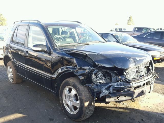 4JGAB54E53A401152 - 2003 MERCEDES-BENZ ML 320 BLACK photo 1