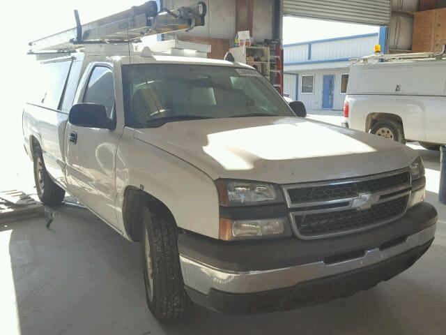 1GCEC14X77Z146122 - 2007 CHEVROLET SILVERADO WHITE photo 1