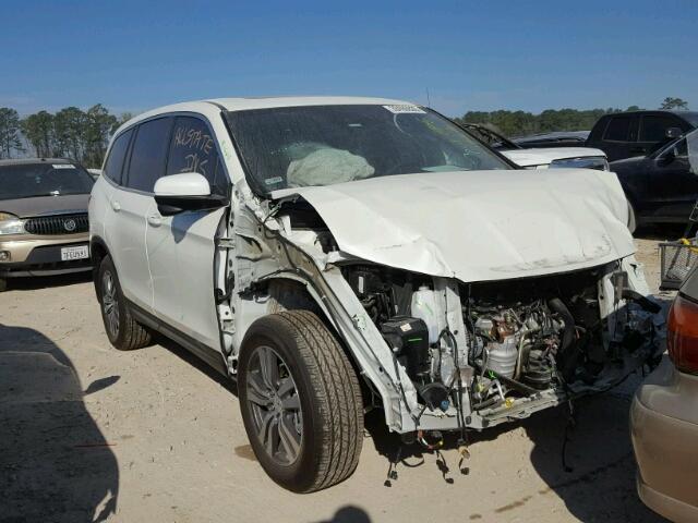 5FNYF6H63HB097186 - 2017 HONDA PILOT EXL WHITE photo 1