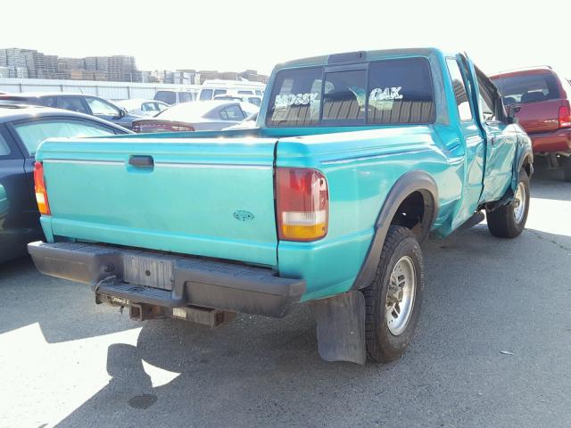 1FTDR15X6PPA53791 - 1993 FORD RANGER SUP TURQUOISE photo 4