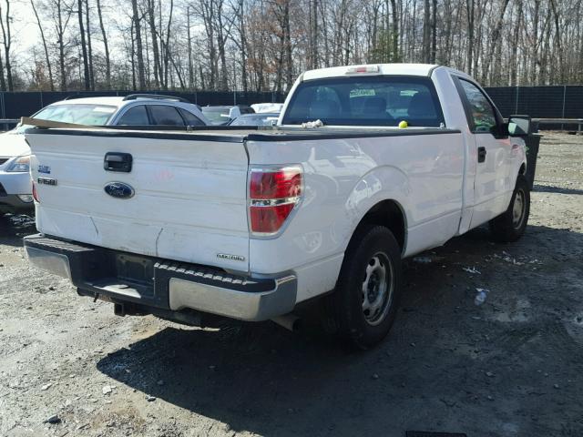 1FTNF1CFXDKF22574 - 2013 FORD F150 WHITE photo 4