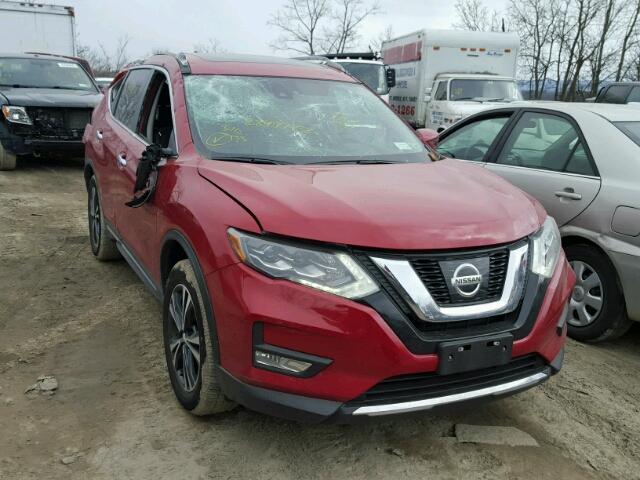 5N1AT2MV9HC780857 - 2017 NISSAN ROGUE SV RED photo 1