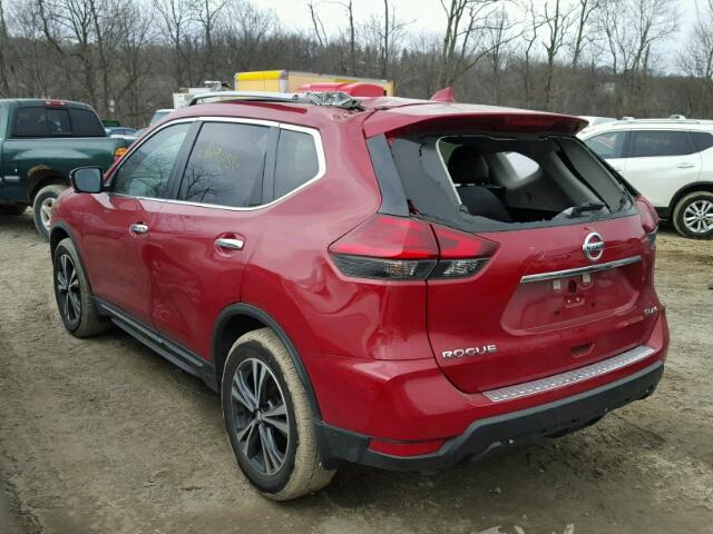 5N1AT2MV9HC780857 - 2017 NISSAN ROGUE SV RED photo 3