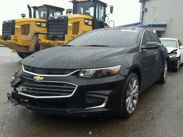 1G1ZE5SX1JF118145 - 2018 CHEVROLET MALIBU PRE BLACK photo 2